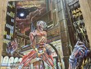 IRON MAIDEN ALBUM SOMEWHERE IN TIME EMC 3512 UK 1ST DMM PRESS EX/EX