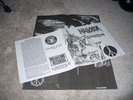 NAUSEA Extinction LP INSERT + POSTER ONLY Profane Existence Antischism Discharge