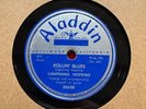 78Rpm, Blues, Lightnin' Hopkins 'Rollin' Blues' US Aladdin