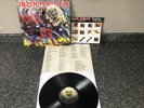 LP VINYL IRON MAIDEN THE NUMBER OF THE BEAST EMC 3400 UK 1ST PRESS 1982  EX/EX+