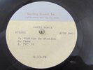 David Bowie - STAGE / '78 ACETATE (Sides 1 & 2) Sterling Sound / VG
