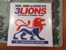 BADDIEL, SKINNER & LIGHTNING SEEDS - '3 THREE LIONS' RED VINYL 7