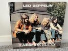 LED ZEPPELIN - RIVERSIDE BLUES - LTD BLUE LP ((1989) PSYCH ROCK - EX/EX