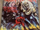 IRON MAIDEN – THE NUMBER OF THE BEAST - VINYL 1982 EMI ST-12202 HARVEST VG -A17
