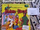 WALT DISNEY ROBIN HOOD STORY & SONGS DISNEYLAND LP 1973 w/ BOOK 3810 VG+
