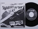 Punk 45 SEX PISTOLS Anarchy In The U.K. SEX PISTOLS france picture sleeve k