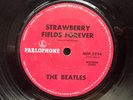 Beatles STRAWBERRY FIELDS / PENNY LANE 1967 Parlophone 45 single New Zealand VG