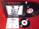 HELLHAMMER - Apocalyptic Raids 1. Press Banzai CA 1984 + 7inch EP Speed Metal