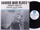 JUNIOR WELLS' CHICAGO BLUES BAND FT. BUDDY GUY Hoodoo Man Blues DELMARK LP VG+ y