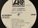 Promo Dusty Springfield Dusty in Memphis 1969 Vinyl LP Atlantic SD 8214 WLLP