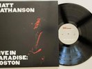 Matt Nathanson Live in Paradise Boston 2xLP M- Acrobat (2021) Alt Pop RARE