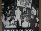 AGNOSTIC FRONT United Blood EP 1983 ORIGINAL 1st Press AF-001 White Label NYHC