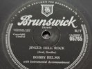 BOBBY HELMS - Jingle Bell Rock. UK Brunswick 78'. 1958 Rock & Roll. Ex  Unplayed