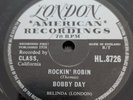 BOBBY DAY - Rockin Robin. UK London American 78'. 1958 Rock & Roll Ex