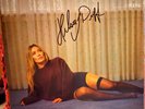 AUTOGRAPHED Hilary Duff luck or something signed pink vinyl lp Lizzie McGuire
