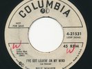 BILLY WALKER - Got Leavin On My Mind - COLUMBIA - Rockabilly C&W 45rpm  WLP