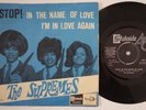 DIANA ROSS & SUPREMES Stop In The Name RARE  Norway 45 Tamla Motown STATESIDE