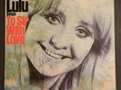 Lulu autographed album of “To Sir With Love “