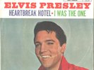 ELVIS PRESLEY-GOLD STANDARD SERIES PICTURE SLEEVE + 45-(HEARTBREAK HOTEL)--PS-