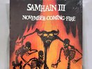 Samhain November-Coming-Fire 1986 US Org Plan 9 PL9-07 Vinyl LP Shrink Insert