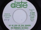 Northern Soul 45 BILL ROBINSON & THE QUAILS Lay My Head On... DATE promo HEAR f
