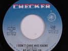 R&B Soul 45 KO KO TAYLOR I Don't Care Who Knows CHECKER VG+/VG++ HEAR f