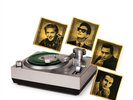 Crosley Mini Turntable for 3 Inch Vinyl Records w/Sun Records Set of 4