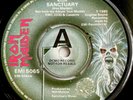 IRON MAIDEN -Sanctuary- Very Rare Original DJ Promo 7” (Vinyl Record)