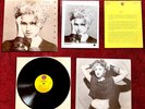 MADONNA FIRST ALBUM RECORD GOLD PROMO STAMP VINYL & PRESS RELEASE BIO PHOTO 1982