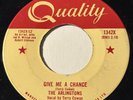 R&B POPCORN The Arlingtons GIVE ME A CHANCE Quality 45 rare moody Canadian
