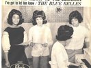 THE BLUE BELLES-RARE PICTURE SLEEVE + 45-(I SOLD MY HEART TO THE JUNKMAN)--PS-