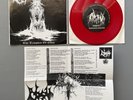 Absu 7in Red Vinyl The Temples Offal 1992 Gothic Records - RARE  Black Metal