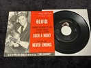 ELVIS PRESLEY 45 47-8400 SUCH A NIGHT/NEVER ENDING NM OR BETTER GREAT COLOR