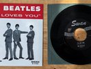 45 SP THE BEATLES SHE LOVES YOU SAWN 4152 WITH DON'T DROP OUT ON LABEL