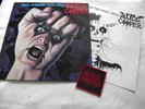 ALICE COOPER   RAISE YOUR FIST AND YELL ** 1987 UK MCA LP w/ INSERT & PATCH.