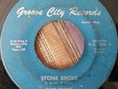 SAM WARD STONE BROKE / SISTER LEE 1968 GROOVE CITY G.C. 205 RARE DETROIT R&B VG-