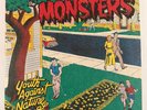 THE MONSTERS – YOUTH AGAINST NATURE - BLACK VINYL LP VR1220 VOODOO RHYTHM - VG+