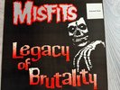 Misfits Legacy of Brutality RED Vinyl RAR LP Samhain Danzig Plan9 Metallica