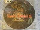 Vintage Iron Maiden Piece of Mind Picture Disc Vinyl LP 1983 Hype Sticker Rare