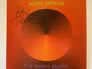 Robin Trower - For Earth Below, Vinyl LP VG++ Autographed