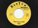 DOOWOP R&B -PIPS ( w/ GLADYS KNIGHT) - EVERY BEAT OF MY HEART- HEAR -1961 HUNTOM