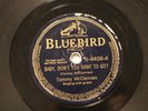 BLUES TOMMY McCLENNAN Baby, Don't You Want To Go? BLUEBIRD 8408