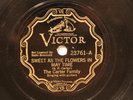 COUNTRY CARTER FAMILY Sweet As The Flowers In May Time VICTOR 23761 EE+