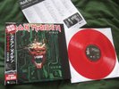 iron maiden - 1LP - VIRUS - JAPAN -RED VINYL + JAPANESE INLAY + OBI