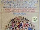 VIVALDI CHORAL MUSIC VOL 1,2 / VITTORIO NEGRI 2 LP IMPORTED FROM THE NETHERLANDS