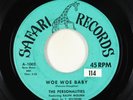Doo-Wop R&B 45 - Personalities - Woe Woe Baby/Yours To Command - Safari