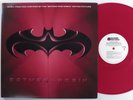 BATMAN & ROBIN OST Various Artists WARNER 2XLP VG+ red & blue vinyl w/ insert c