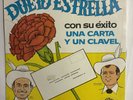 DUETO ESTRELLA - CON SU EXITO UNA CARTA Y UN CLAVEL  - 1982 MEXICAN LP, NORTEÑO