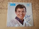 GUARANTEED hand autograph 1960s vg+ Dion  Ruby Baby / He'll Only  SLEEVE only 45