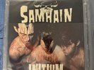 Samhain Initium Black w/White Streaks Vinyl Original Misfits Danzig 1984 Graded